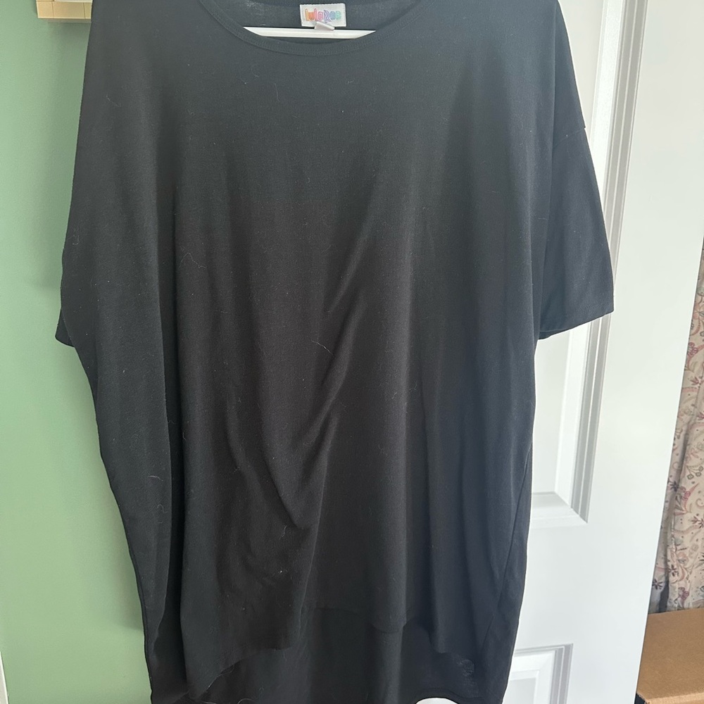 Lularoe Irma Black T-Shirt